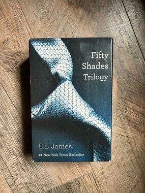 Fifty Shades Trilogy by E L James - Blue Cover